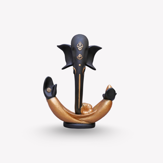 Harmony Modern ganesha - Black & Gold