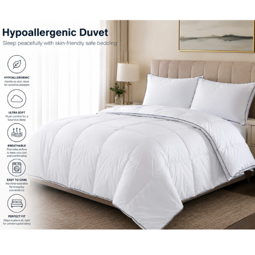 LUXE PREMIUM DUVET WHITE - 150 X 220 CMS