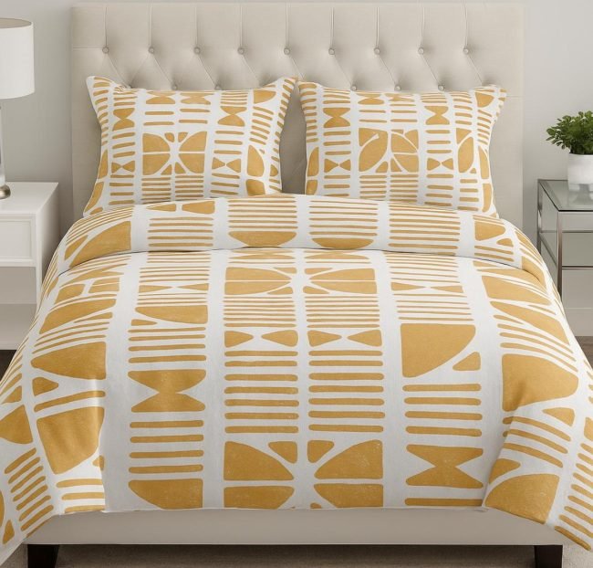 HARMONY PRINTED QUEEN COMFORTER-3 PCS SET
